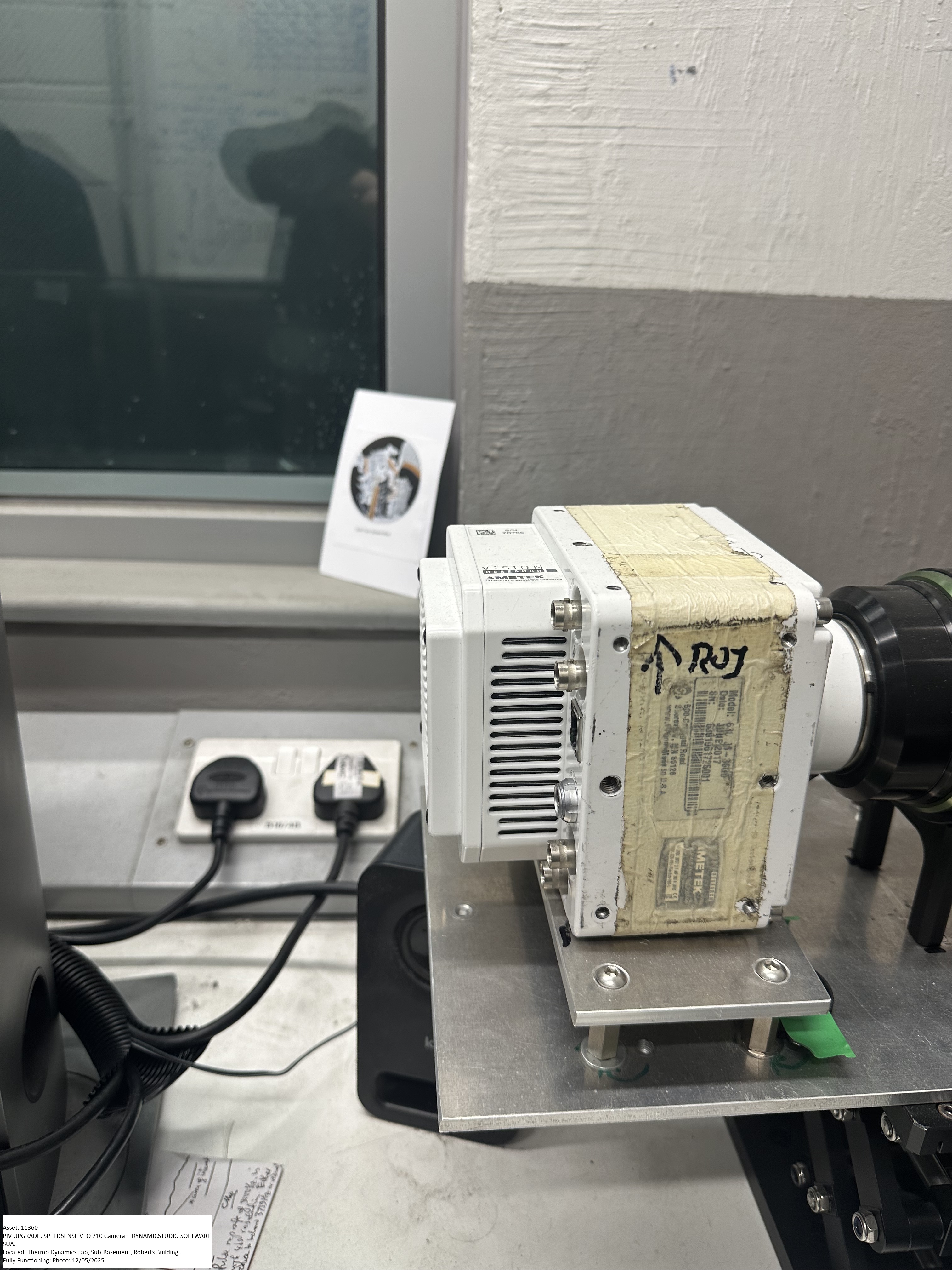 2025-PIV UPGRADE: SPEEDSENSE VEO 710 CAMERA + DYNAMICSTUDIO SOFTWARE SUA