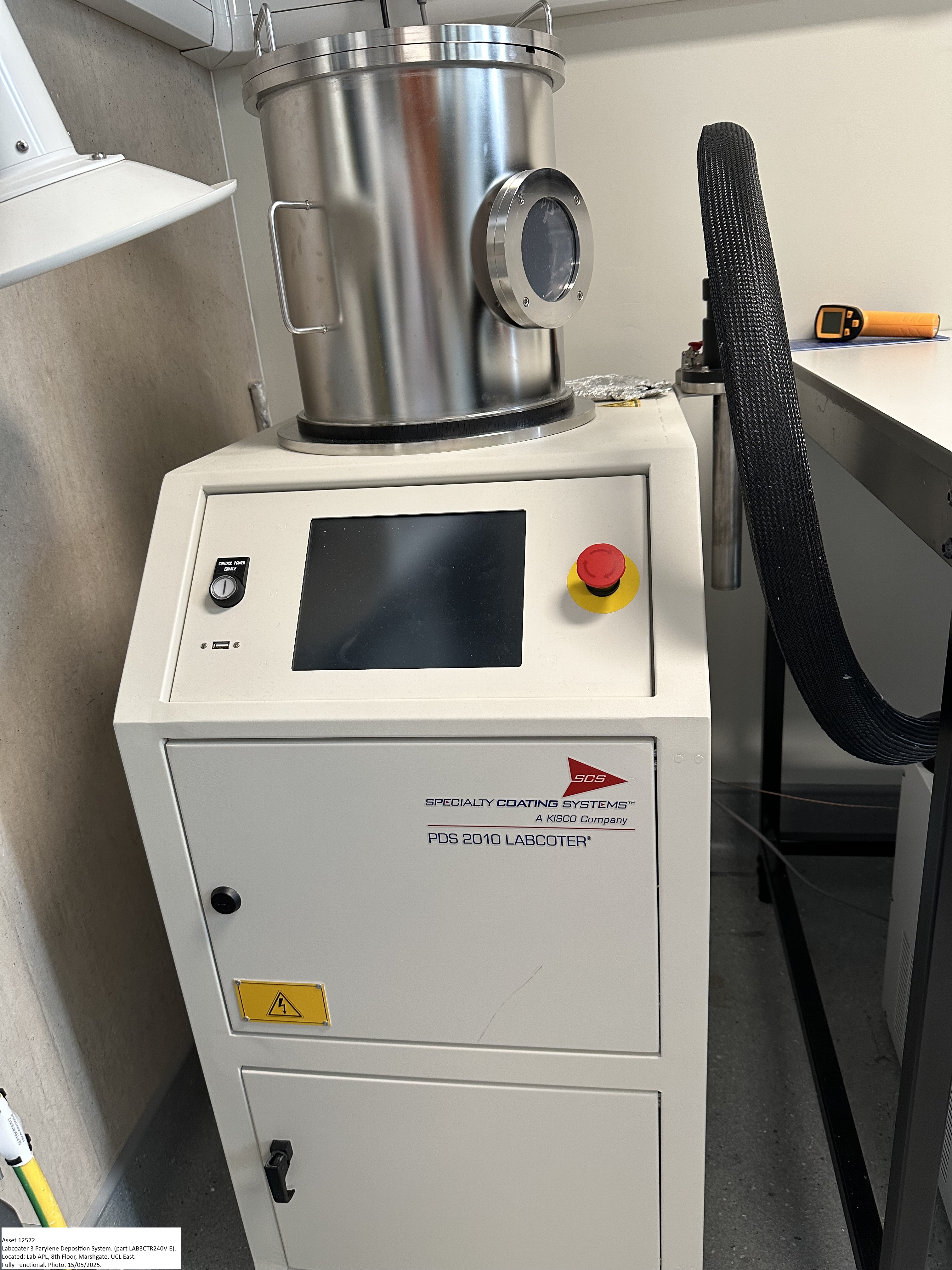 2025- Labcoater 3 Parylene Deposition System (Part LAB3CTR240V-E)