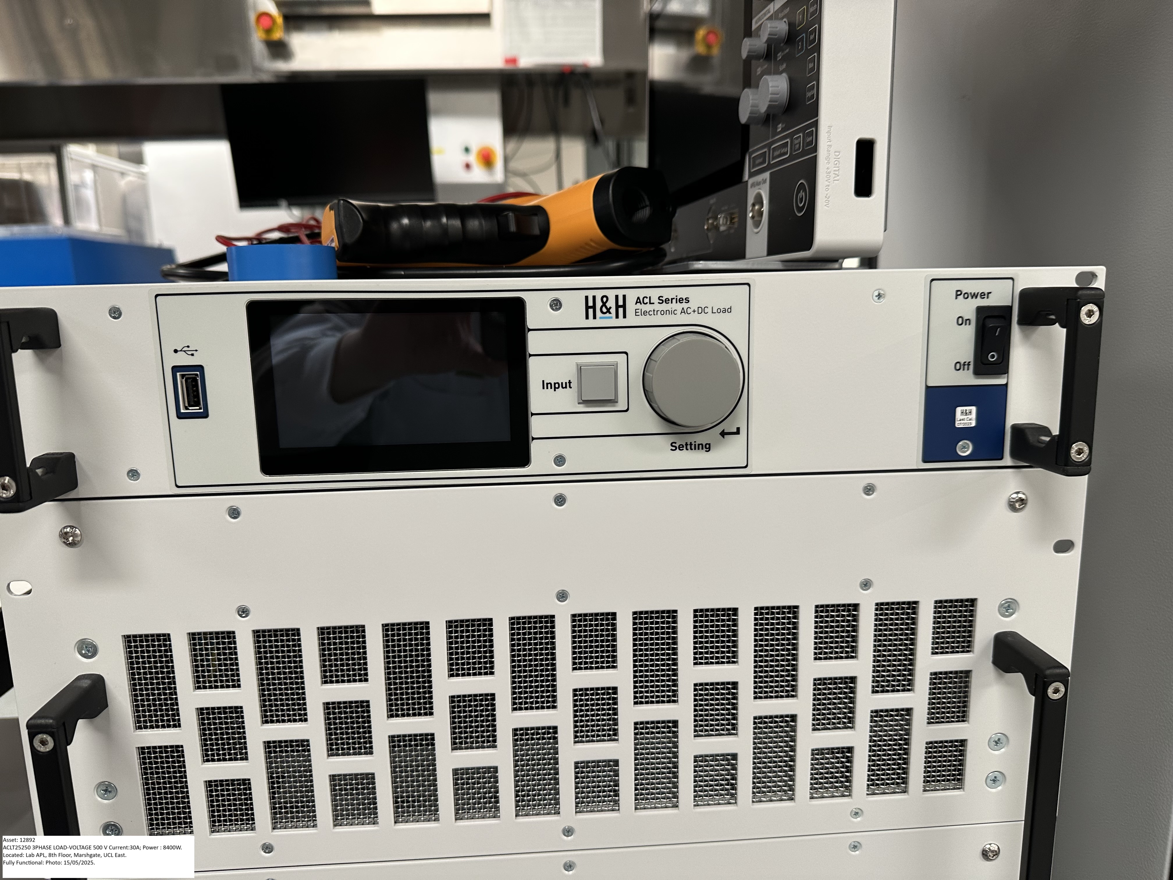 2025-ACLT25250 3Phase Load - Voltage: 500 V Current: 30 A; Power: 8400 W