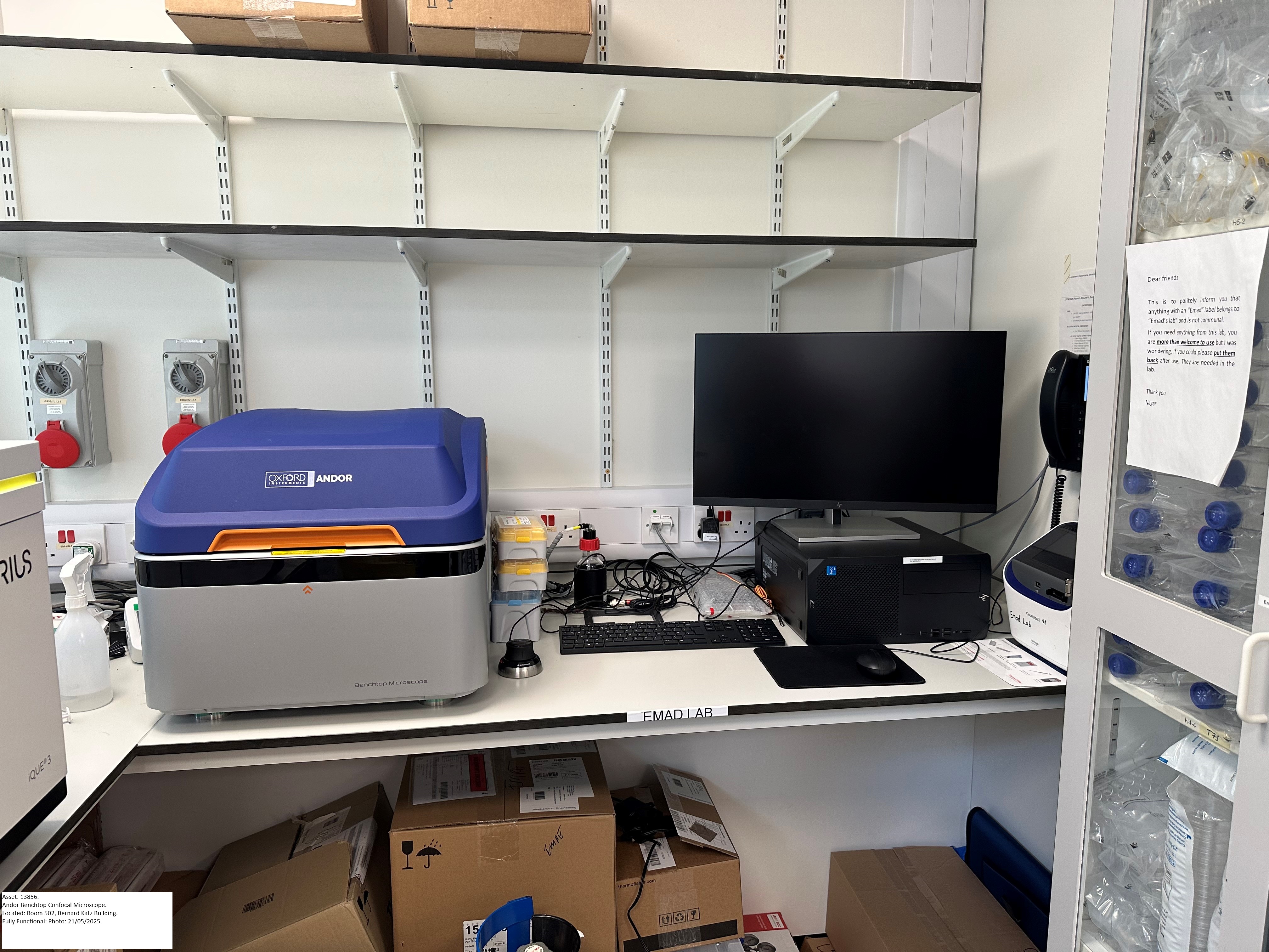 2025-Andor Benchtop Confocal Microscope